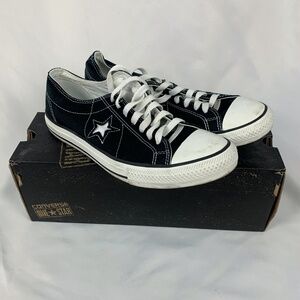 Converse One Star Men’s Size 9 Black